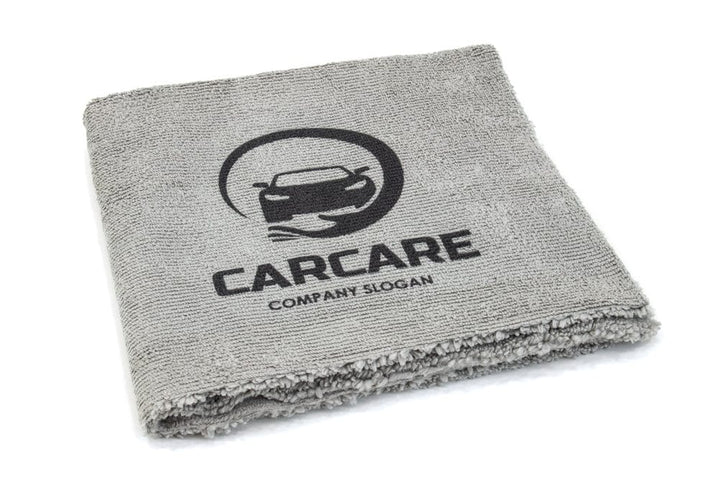Autofiber Custom Custom Print Gray CUSTOM [Elite] Printed Logo Towel - 10 pack