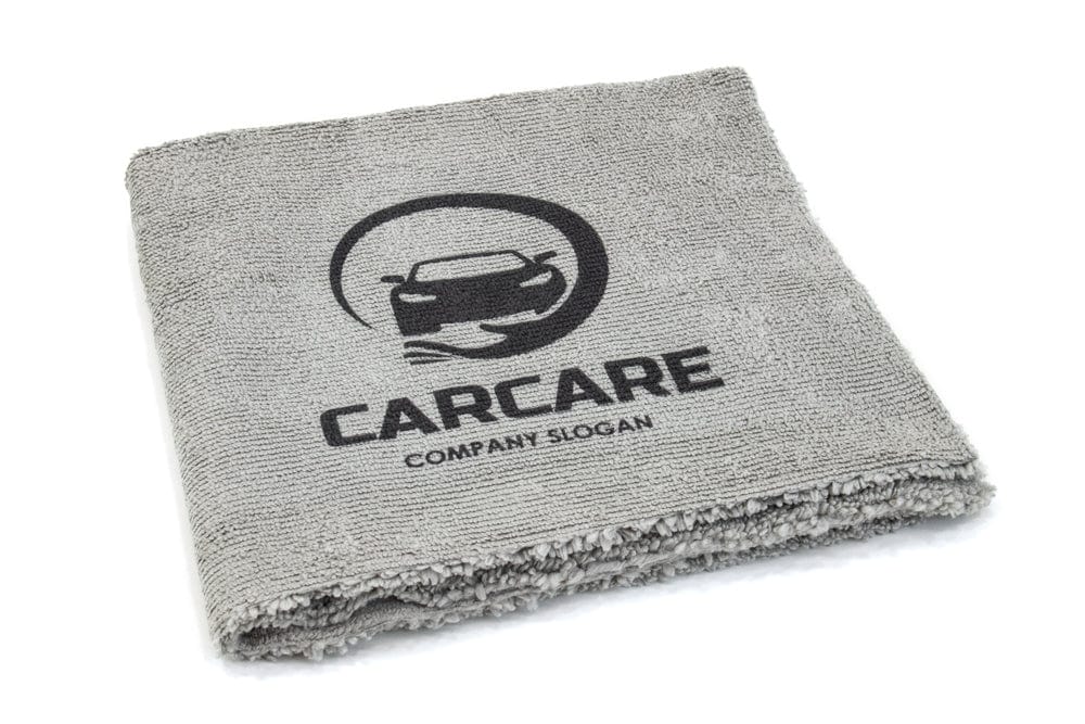Autofiber Custom Custom Print Gray CUSTOM [Elite] Printed Logo Towel - 10 pack