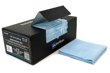 Autofiber Case Towel FULL CASE [Towels-in-a-Box] Mr. Everything Premium Paintwork Towel (16 in. x 16 in., 390 gsm) 8 boxes of 30 (240 towels total)