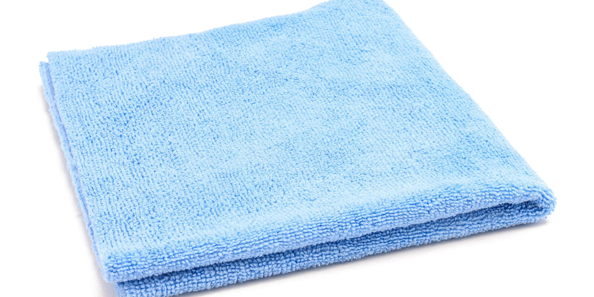 72-Pack 16x16 400GSM Premium Long-Pile Microfiber Detailing Towels – Multi-Color (Blue, Yellow, Black)