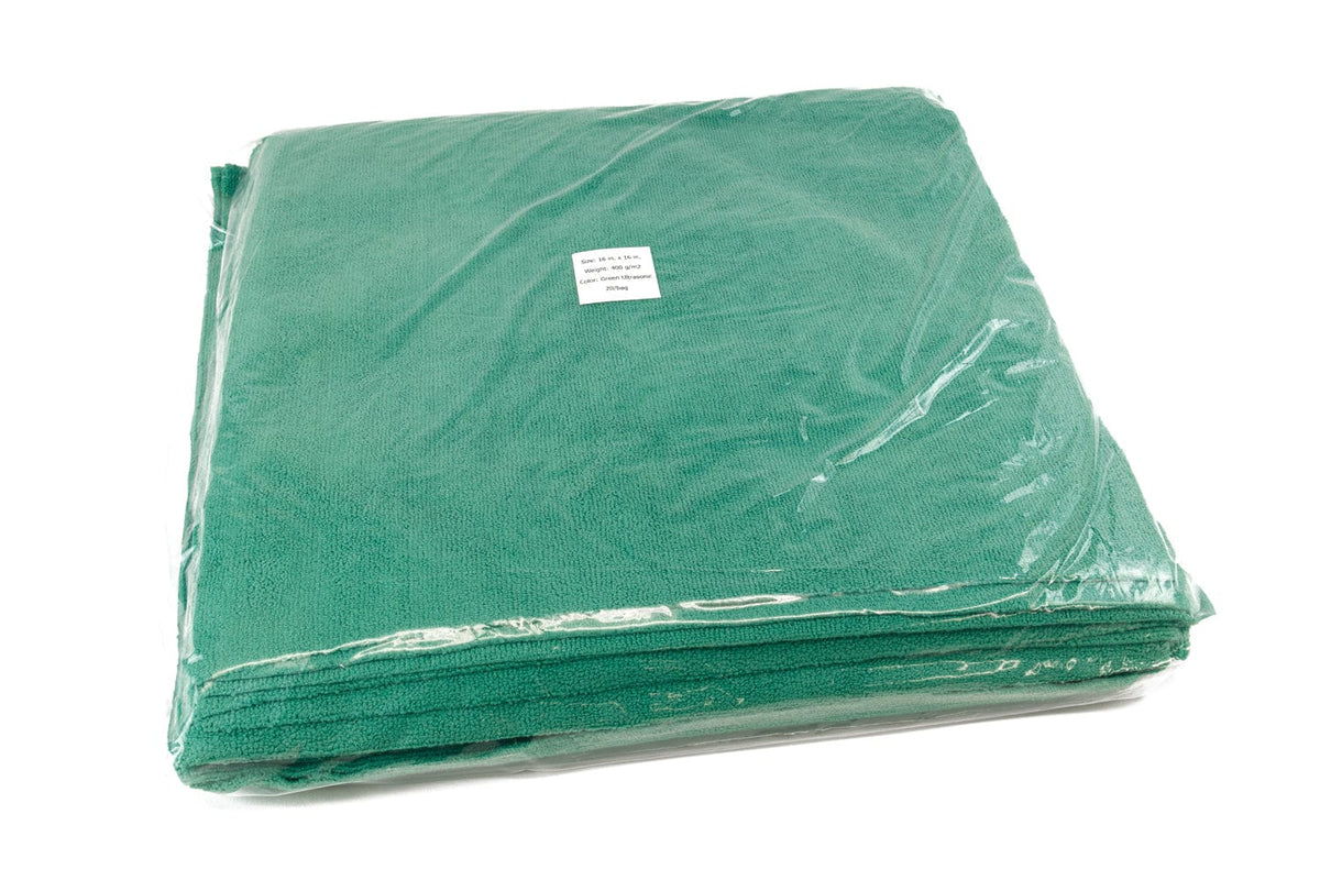 Autofiber Towel [Utility 400v] Edgeless Microfiber Cleaning Towel 16"x16" - 20/Vacuum Pack