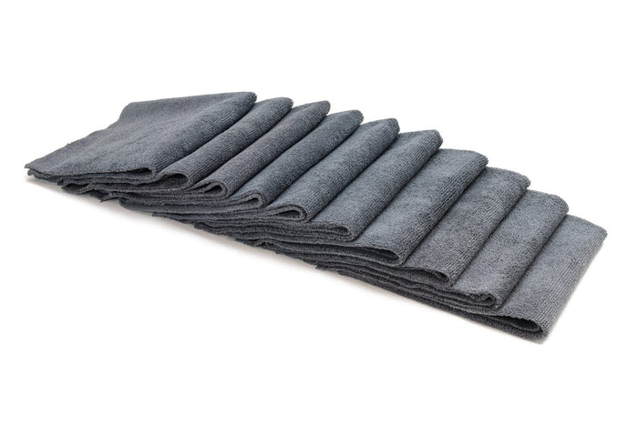 Autofiber Towel Gray [Utility 400E] Edgeless All-Purpose Towel 400gsm 16"x16" - 10 pack