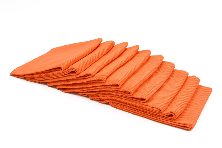 Autofiber Towel Orange / 10 pack [Buffmaster] Microfiber Polish and Buffing Towel (16 in. x 16 in., 400 gsm)