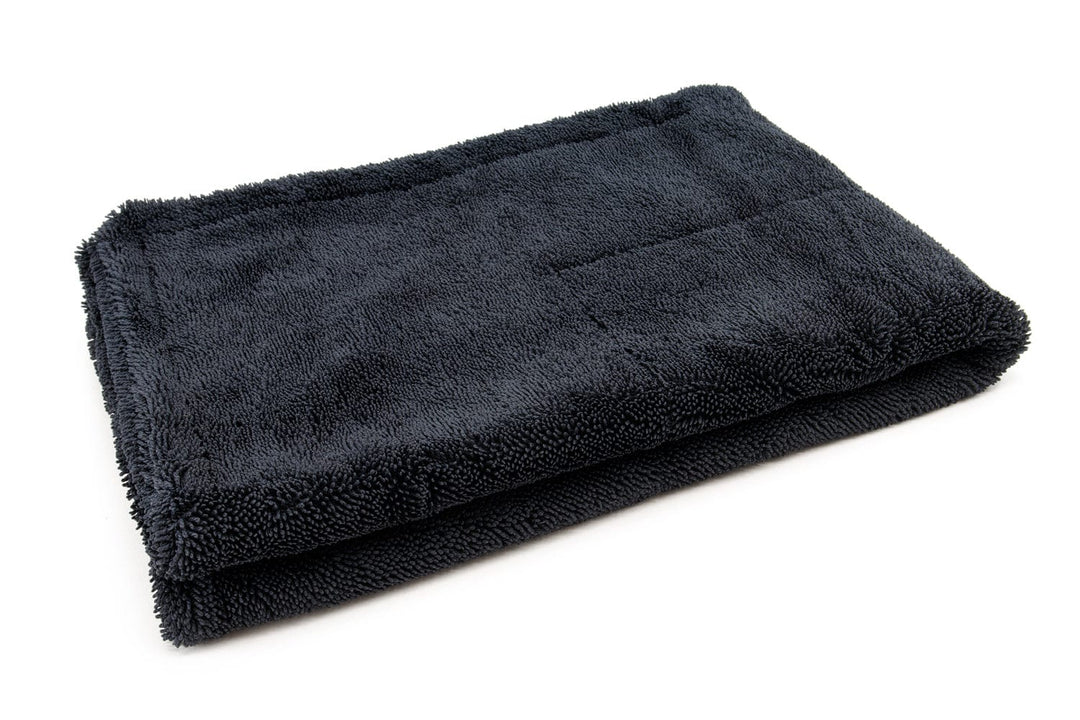 Autofiber Towel Black Dreadnought MAX - Triple Layer Microfiber Twist Pile Drying Towel (20 in. x 30 in., 1400gsm) - 1 pack