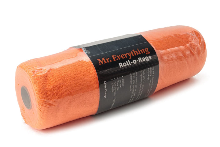 Autofiber Case Towel FULL CASE [Mr. Everything : Roll-o-Rags] Premium Microfiber Towels on a Roll 16"x16" - 15 rolls/case