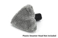 Autofiber [Steamer Cover] Triangle Head Microfiber Steamer Bonnet (Small: 4 in. x 4 in. x 4 in.) - 12 pack