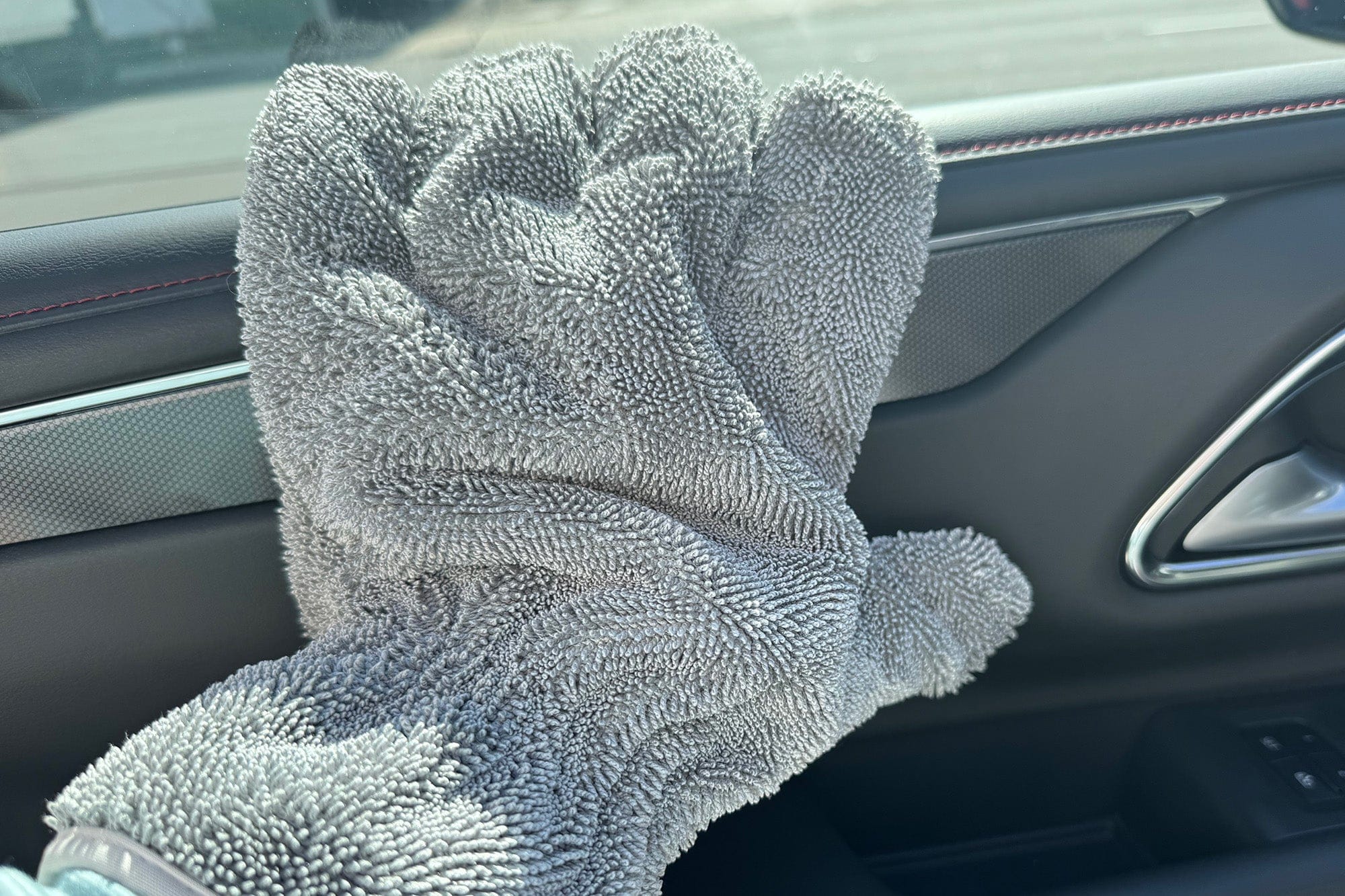 Autofiber Mitt [Five Finger] Detailing Mitt (Dreadnought Max + Saver Applicator) - 2 pack