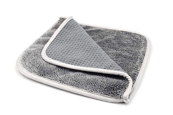 Autofiber Towel [Double Glass Flip] Waffle &amp; Twist Microfiber Window Towels (8 in. x 8 in., 500/400 gsm) 3 pack