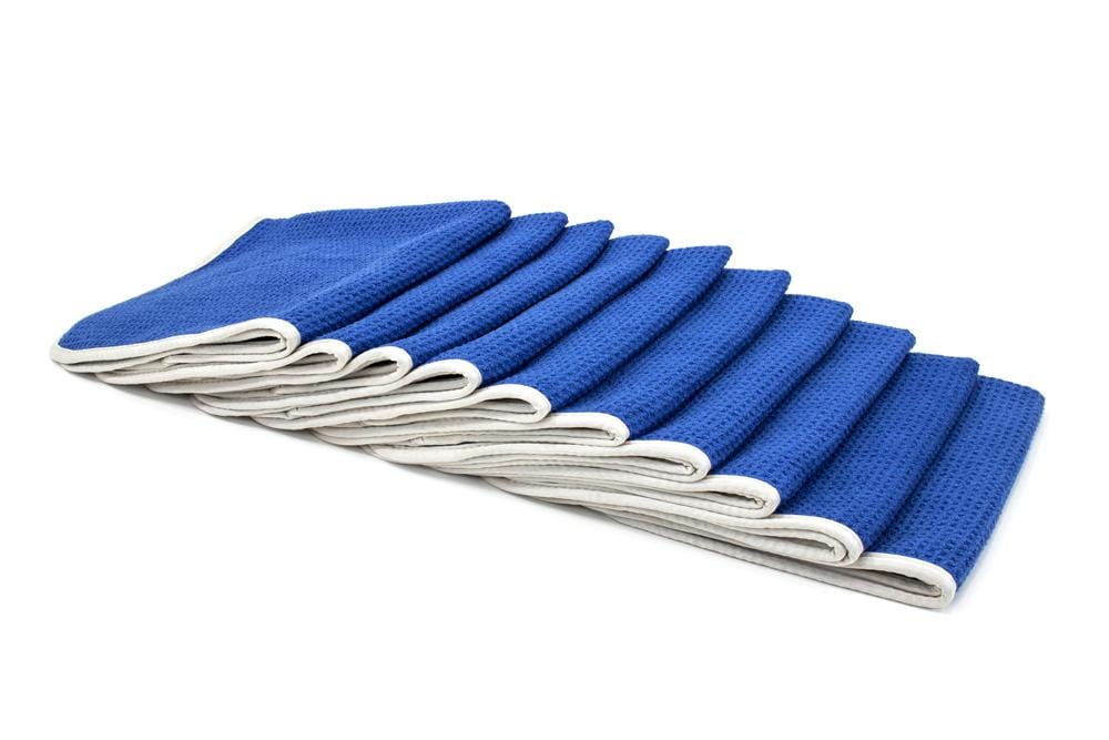 Autofiber Towel [No Streak Freak] Microfiber Waffle-Weave Glass Towel (16 in. x 16 in. 400 gsm) 3 pack