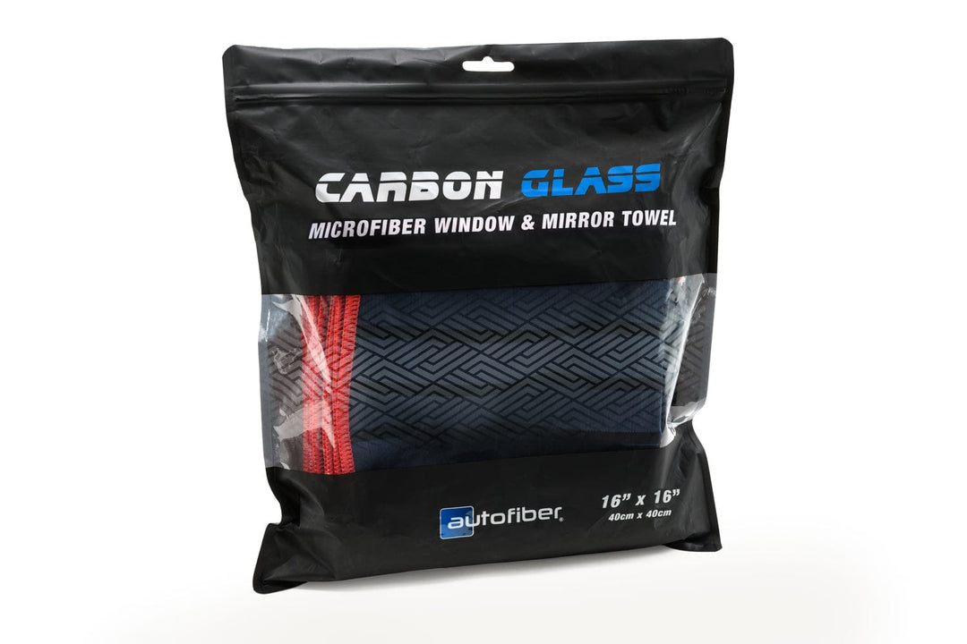Autofiber Towel Carbon Glass Towel - Microfiber Window &amp; Mirror Towel (16"x16")