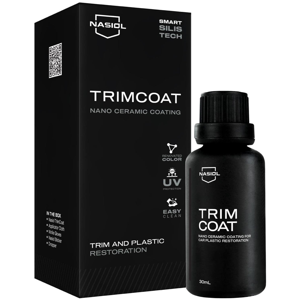 NASIOL Chemical Nasiol Trimcoat - Nano Ceramic Coating for Car Plastic Renovation and Protection