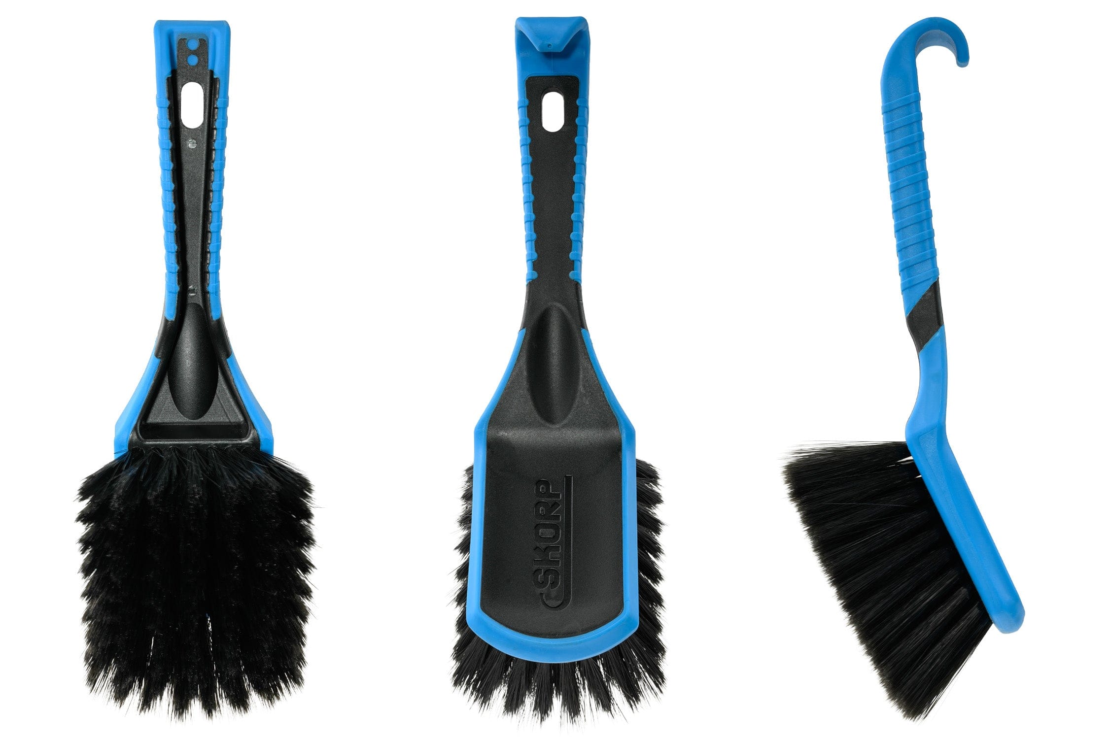 SKORP Wheel Brush — three angle views
