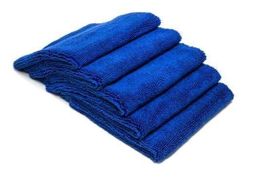Autofiber Towel Blue [Elite 70.30] Microfiber Detailing Towels (16 in. x 16 in., 400 gsm) 5 pack