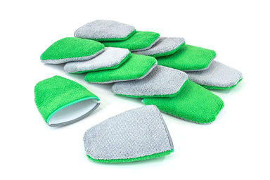 Autofiber Green [Saver Mitt] Coating Applicator Finger Mitt with Barrier Layer (5 in. x 4 in.) 12 pack
