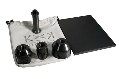 KxK Dynamics Accessory [Complete Pad Punch Set] Pad Punch Set + Stryker Handle + Punch Board + Branded Bag