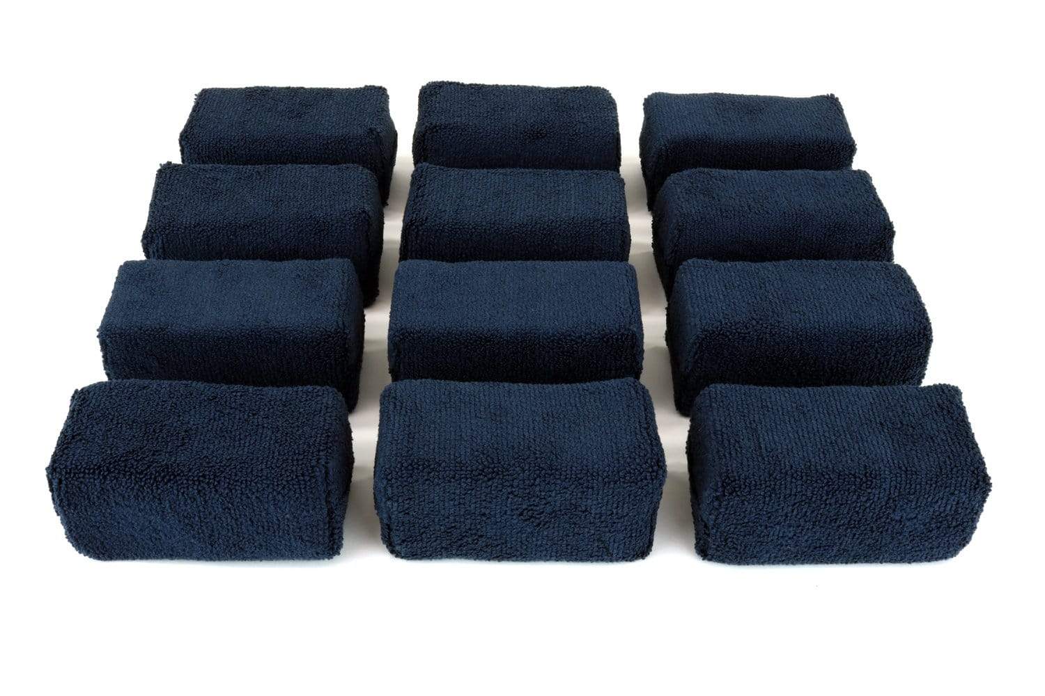 Autofiber Sponge [Block Sponge Narrow] Microfiber Terry Sponge Applicator (4 in. x 2 in. X 2 in.) 12 pack