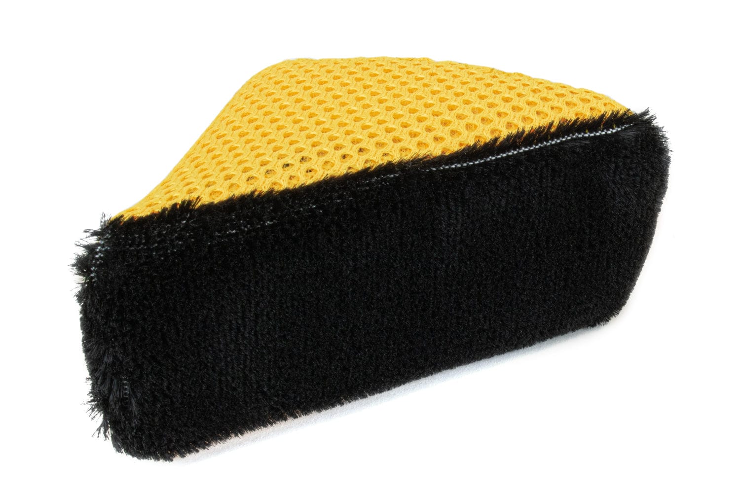 Autofiber Bulk Sponge Black/Gold FULL CASE [Scrub Ninja] Wedge Scrubber 5"x2.5"x2" - 144/case