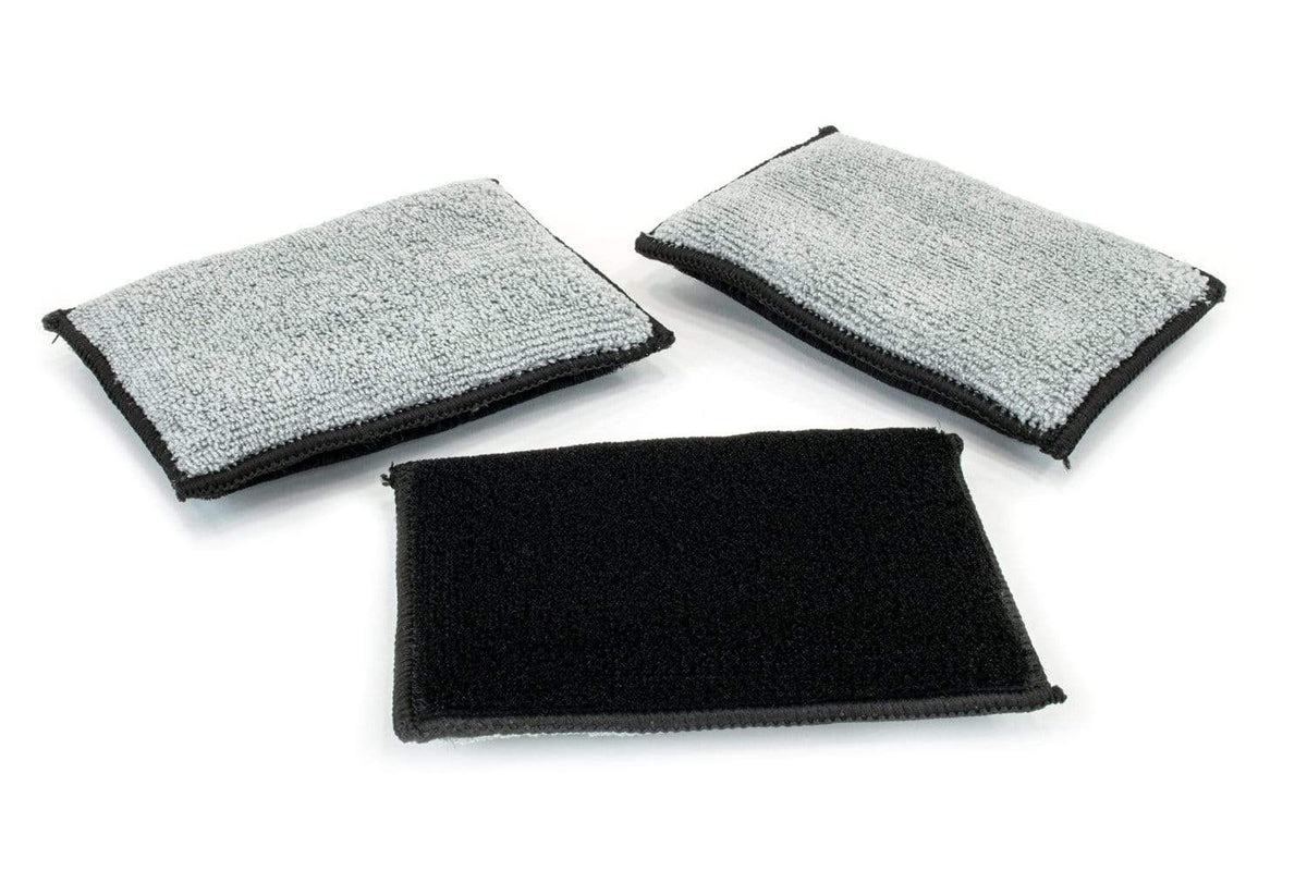 Autofiber Black/Gray Scrub Ninja - Interior Scrubbing Sponge (5 in. x 3 in.) - 3 pack