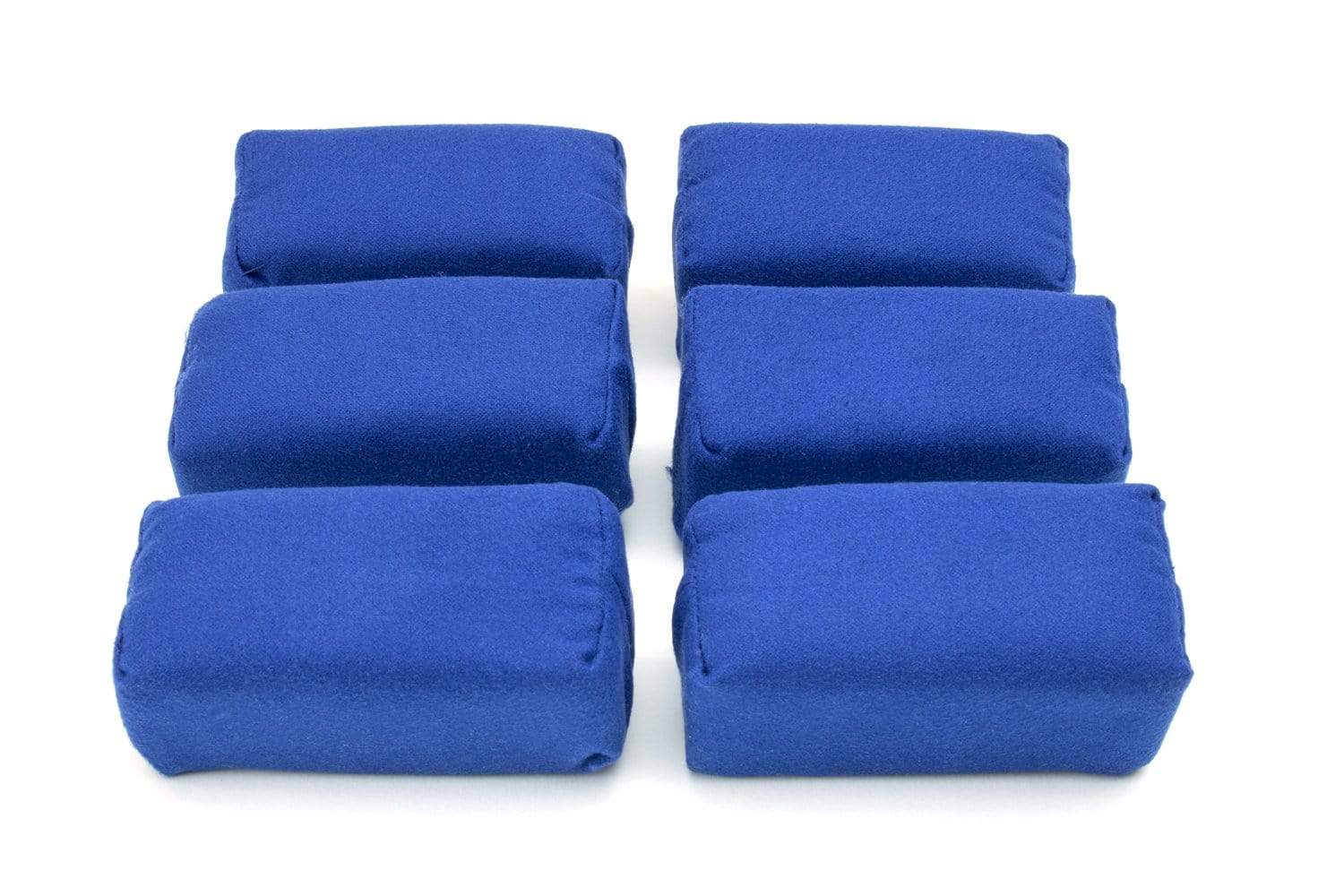 Autofiber Thick [Saver Applicator Terry] Ceramic Coating Applicator Sponge  | 12 Pack | with Plastic Barrier to Reduce Product Waste. (Blue/Gray)