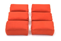 Autofiber Sponge Red [Appli-Coat] Microfiber Ceramic Coating Applicator Pad (3 in. x 1.5 in. x 1.5 in.) 6 pack