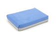 Autofiber Sponge [Saver Applicator Smooth] Microfiber Suede Applicator Sponge with Plastic Barrier - Blue & Gray - 12 pack
