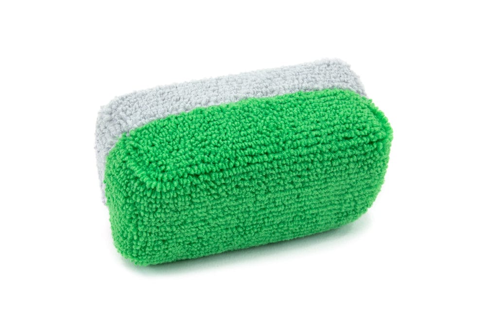 Autofiber Bulk Sponge Green/Gray FULL CASE [Saver Applicator Terry] Mini 3"x1.5"x1.5" - 240/case