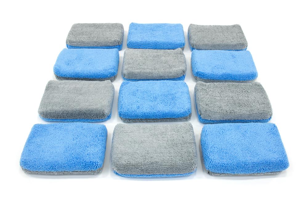 Sponge Applicator Kit 3 Pack with Microfiber Cloths | Perfect for Ceramic  Coating, Nano Coating, Glass Coating, Tire Shine Detailing (3 Sponge Kit)