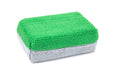 Autofiber Bulk Sponge Green/Gray FULL CASE [Saver Applicator Terry] Thick 5"x3.5"x1.75" - 96/case