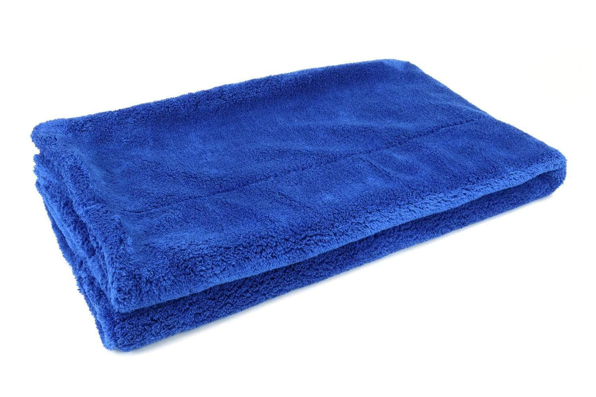 Autofiber Towel Blue [Motherfluffer XL+] Xtra-Large Plush Microfiber Drying Towel (20 in. x 40 in., 1100 gsm) 1 pack