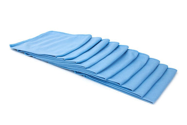 Autofiber Towels Blue BULK BUNDLE [Smooth Glass] Microfiber Window and Mirror Towel (16 in. x 16 in., 260 gsm) 10 pack
