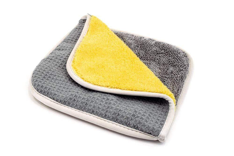 Autofiber Towel [Multi Flip] Four Weave Microfiber Towels - Mesh | Twist | Plush | Waffle (8 in. x 8 in., 500/400/360/300 gsm) 3 pack