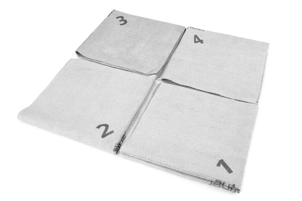 Autofiber [Quadrant Wipe] Premium Coating Leveling Towel (16x16) 10 Pack  (Blue)