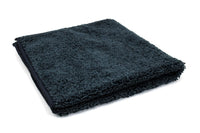 Autofiber Bulk Towel Black FULL CASE [Cost What!] Microfiber Shop Rag (16 in. x 16 in.) - Case of 200