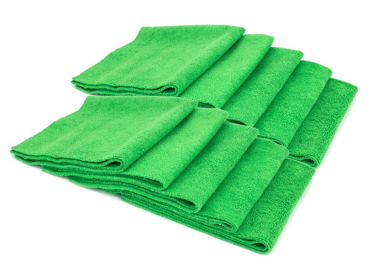 Autofiber Towel Green [Mr. Everything] Premium Paintwork Towel (16 in. x 16 in., 390 gsm) 10 pack