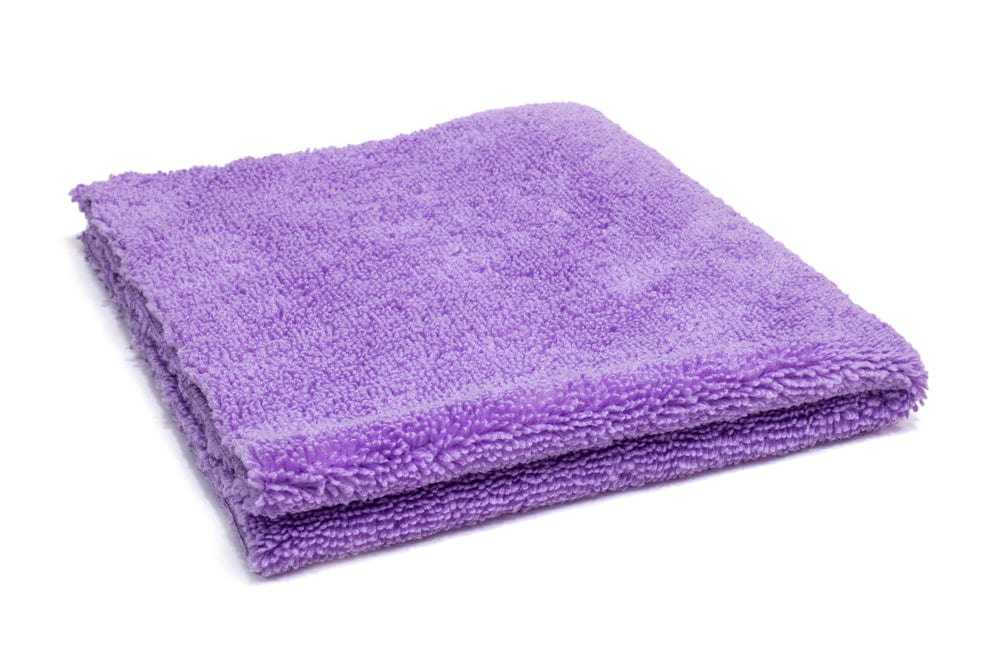 Autofiber Bulk Towel Purple FULL CASE [Detailer's Delight] 550gsm 16"x16" - 120/case