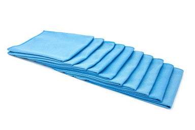Autofiber Towel Blue [Diamond Glass] Microfiber Window and Mirror Cloth (16 in. x 16 in., 300 gsm) 10 pack