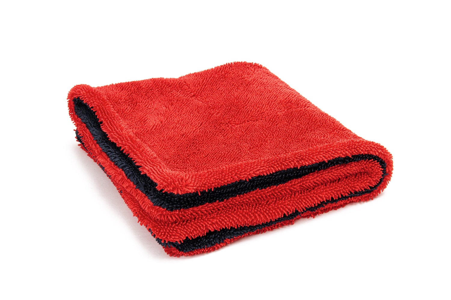 Autofiber Towel Red/Black FULL CASE Dreadnought MAX Jr. - Triple Layer Microfiber Twist Pile Drying Towel (16 in. x 16 in., 1400gsm) - 60 Case