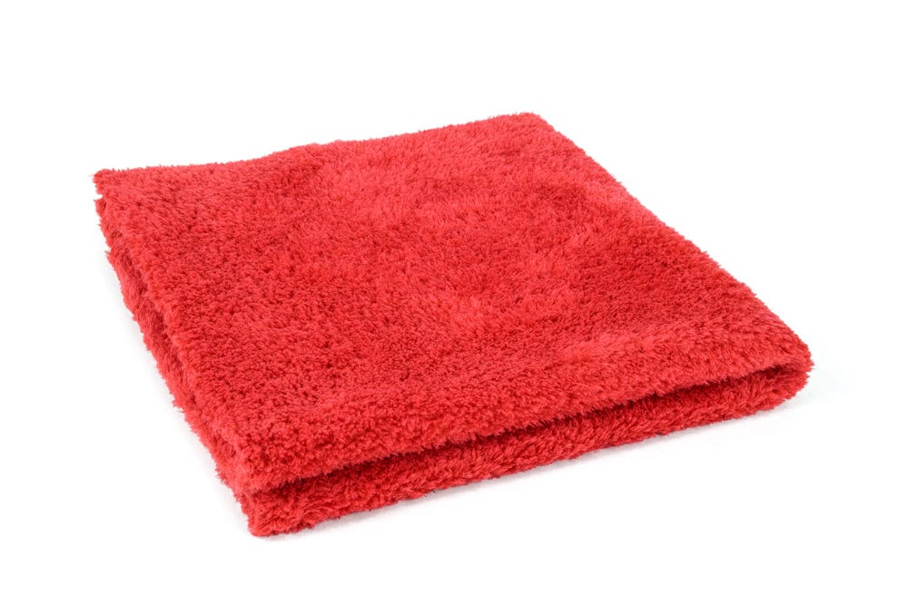 Autofiber Bulk Towel Red FULL CASE [Korean Plush 350] 350gsm 16"x16" - 120/case