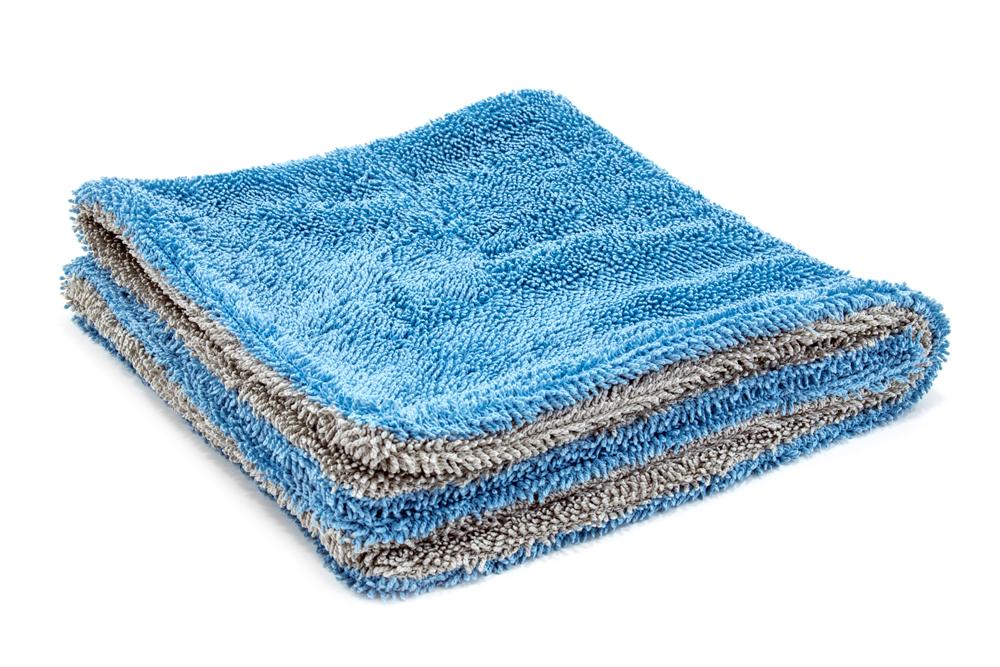 Autofiber Towel Dreadnought Jr. - Microfiber Double Twist Pile Detailing Towel (16 in. x 16 in., 1100gsm) - 2 pack