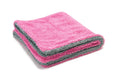 Autofiber Bulk Towel Pink/Gray FULL CASE [Dreadnought Jr.] 1100gsm 16"x16" - 68/case