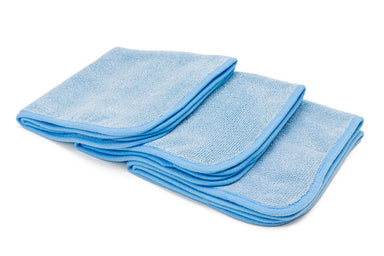 Autofiber Towel Blue [Korean Twist] Microfiber Detailing Towels (16 in. x 16 in. 600 gsm) 3 pack