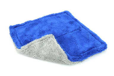Autofiber Bulk Towel Blue/Gray FULL CASE [Amphibian Mini] Glovebox & Glass Towel 1100gsm 8"x8" - 195/case