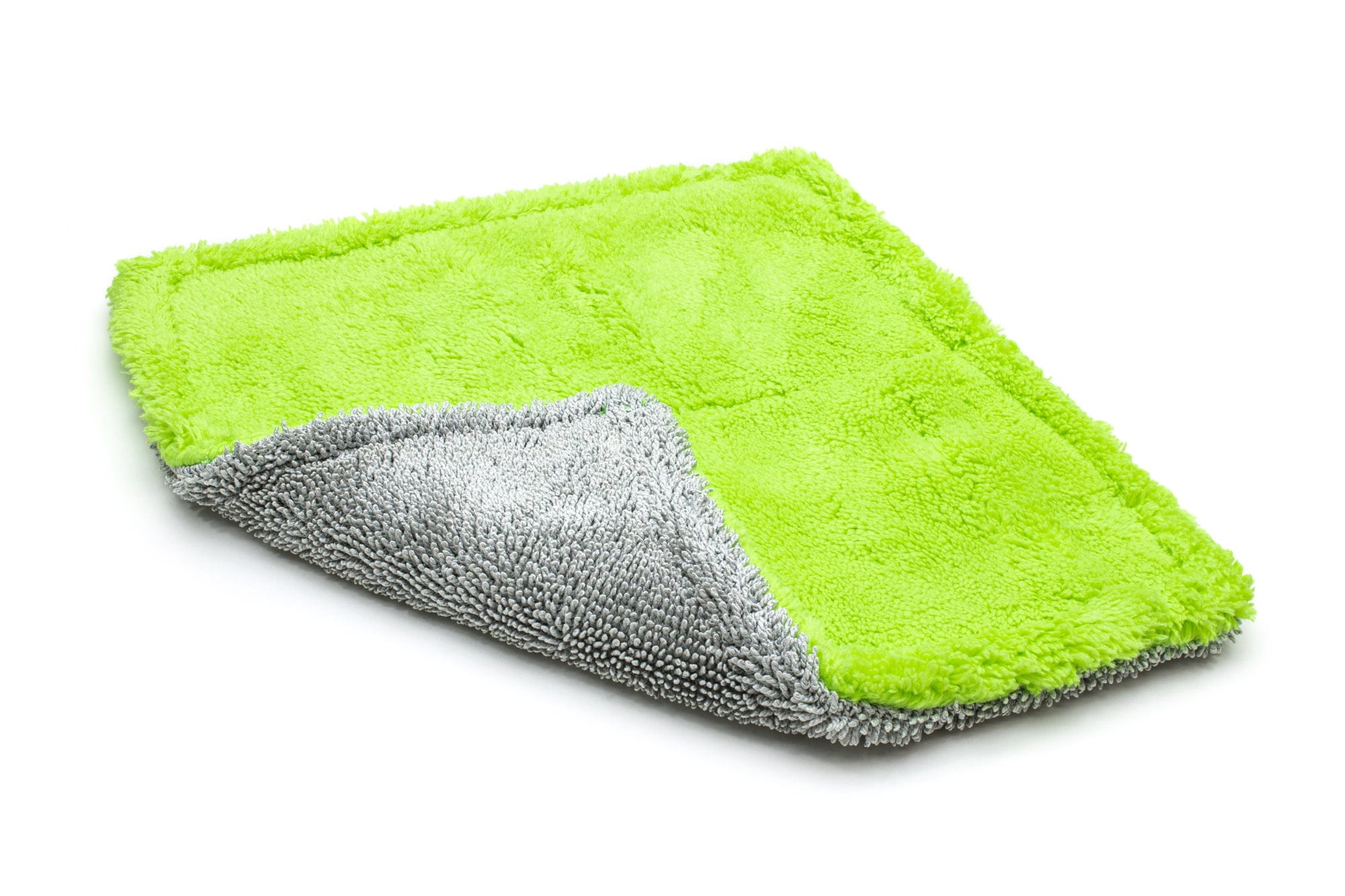 Autofiber Bulk Towel Green/Gray FULL CASE [Amphibian Mini] Glovebox & Glass Towel 1100gsm 8"x8" - 195/case