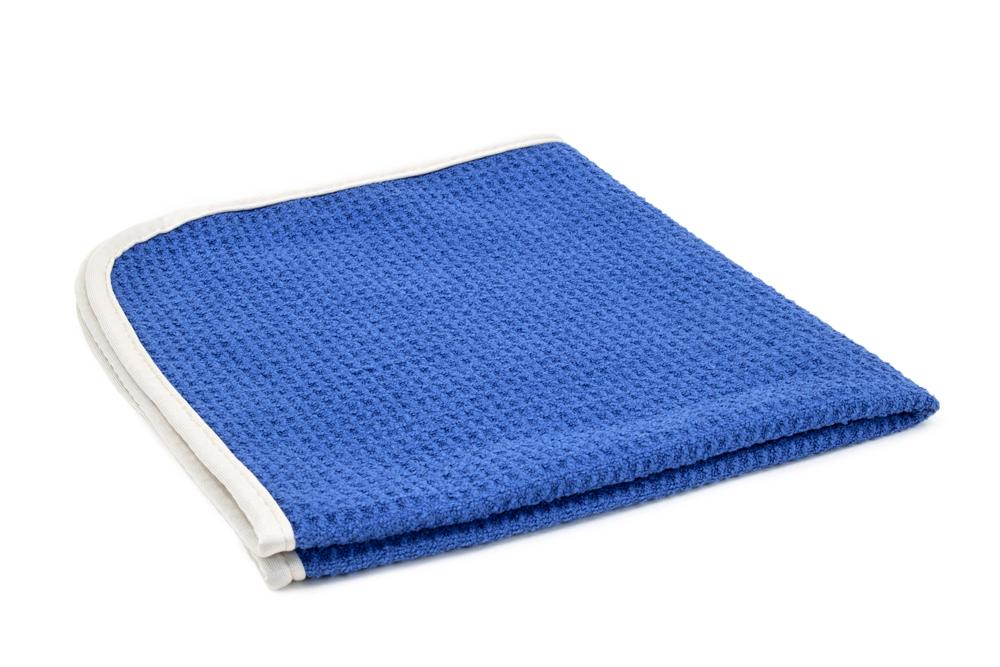 DI Microfiber Waffle Weave Glass Cleaning Towel Light Blue - 16 x 16
