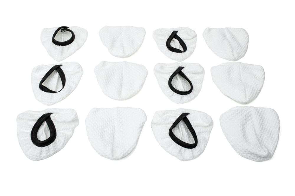 Autofiber [Steamer Cover] Triangle Head Microfiber Steamer Bonnet - 12 pack