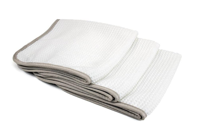 Autofiber Microfiber Waffle-Weave Glass Towel - 3 pack – Marine