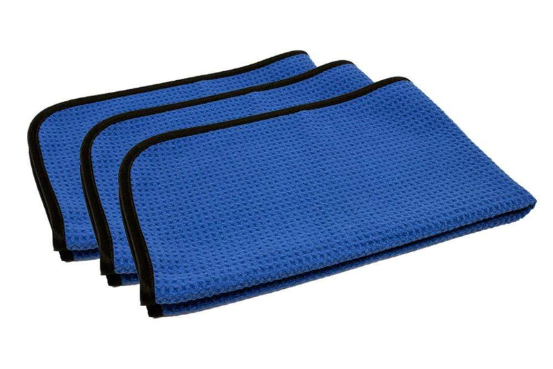 [Korean Waffle] Ultra Soft Microfiber Waffle Weave Drying & Glass Towel (16  in. x 24 in., 460 gsm) 3 pack