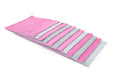 Autofiber Pink [Saver Sheet] Coating Applicator Towel with Barrier Layer (8 in. x 8 in.) - 12 pack