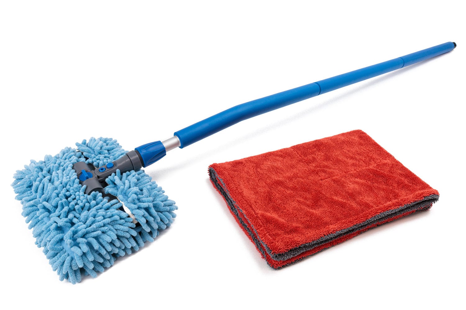 Autofiber Barrel Blade Wheel Brush with Plush Microfiber Cover - Detailed  Image