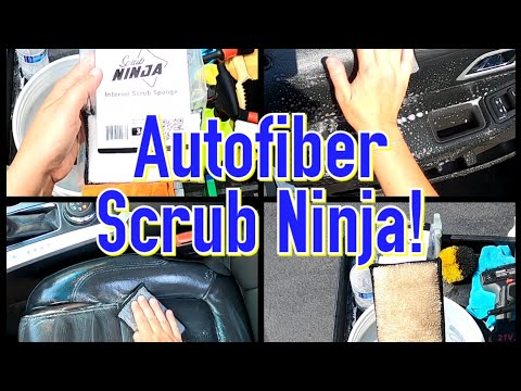  Autofiber Scrub Ninja - Interior Scrubbing Sponge (5